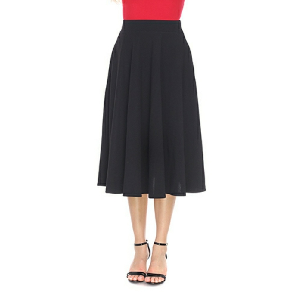 Black Midi Skirt